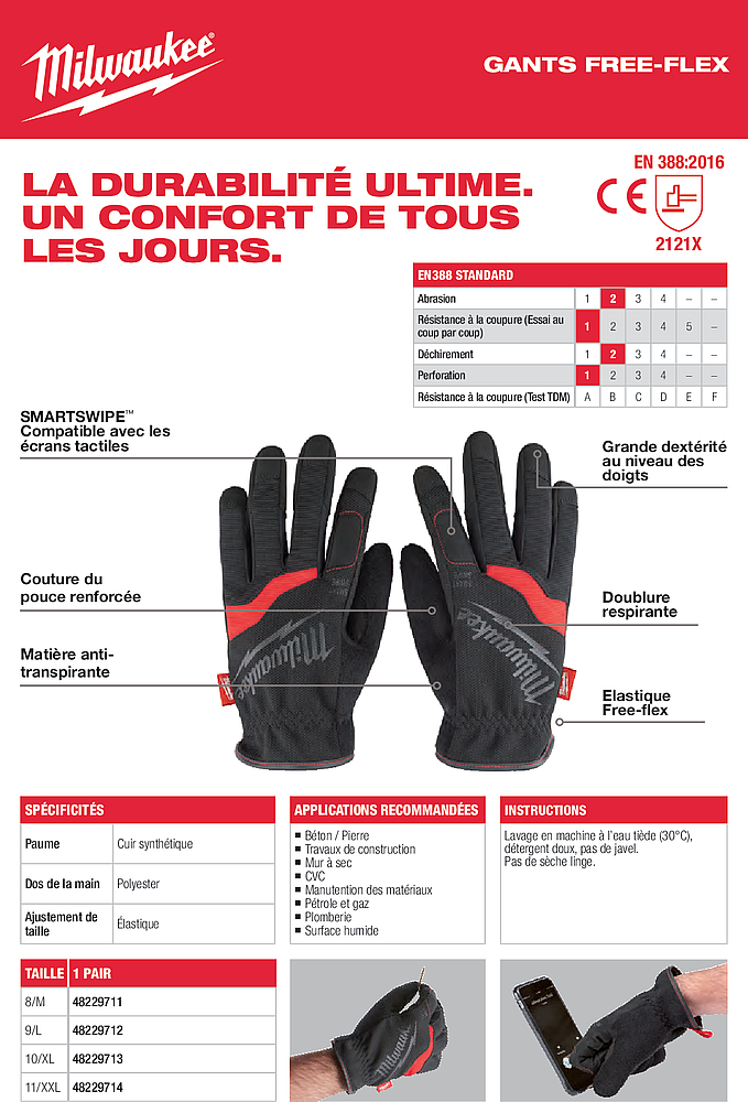 GANTS ANTI-COUPURE